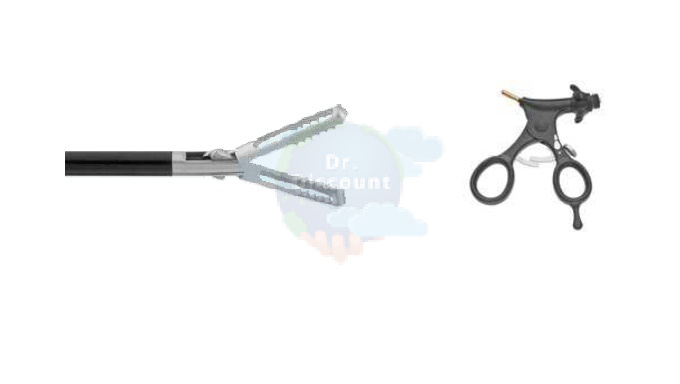 Щипцы Gripper №1 захватывающие, окончатые, с грубой насечкой, 2 подвижные бранши, 5 мм, 330 мм, с отключаемой кремальерой